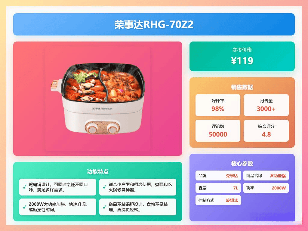 凯发K8登录电煮锅家用哪个牌子好？推荐这6款性价比高质量好！(图7)